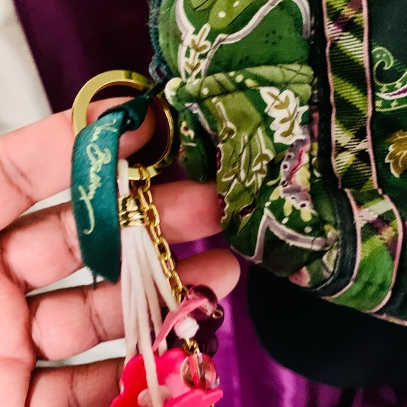 Vera Bradley Green Paisley Bag - Picture 3 of 3